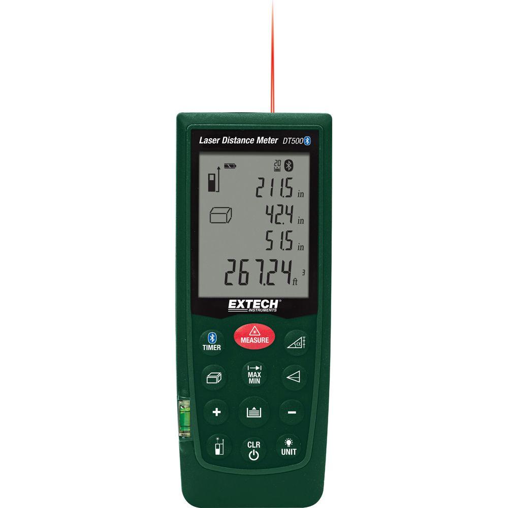 Extech Instruments Laser Distance Meter with BluetoothDT500 The Home