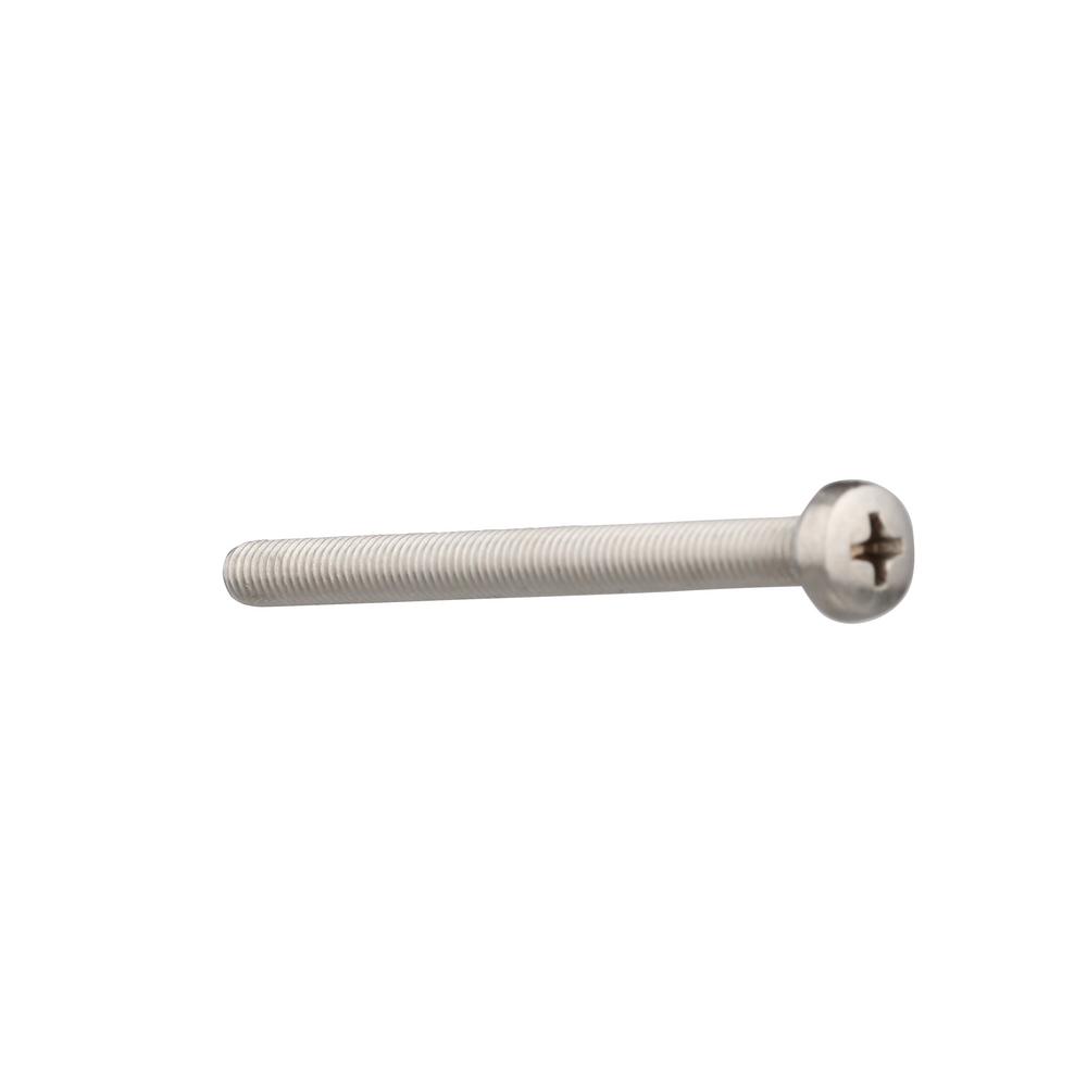 Pack of 5 Prime-Line 9131492 Machine Screw Grade A2-70 Stainless Steel Pan Head Phillips M5-0.8 X 80mm