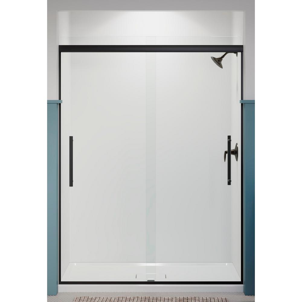 Waterfall Bath Enclosures 46 X 80 Hinged Frameless Shower Door Reviews Wayfair