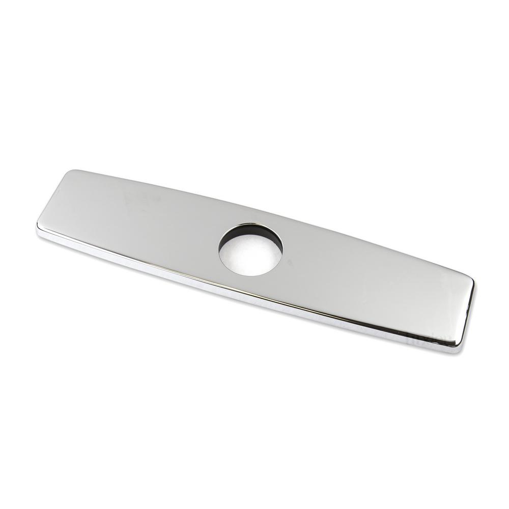 Oil Rubbed Bronze 1 Hole 1.4/" Dia. 10/" Rectangle Faucet Deck Plate