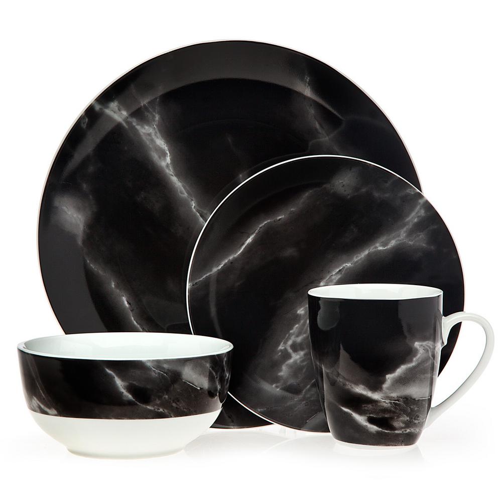 Corelle Square 16Piece Dalena Dinnerware Set 1127692 The Home Depot