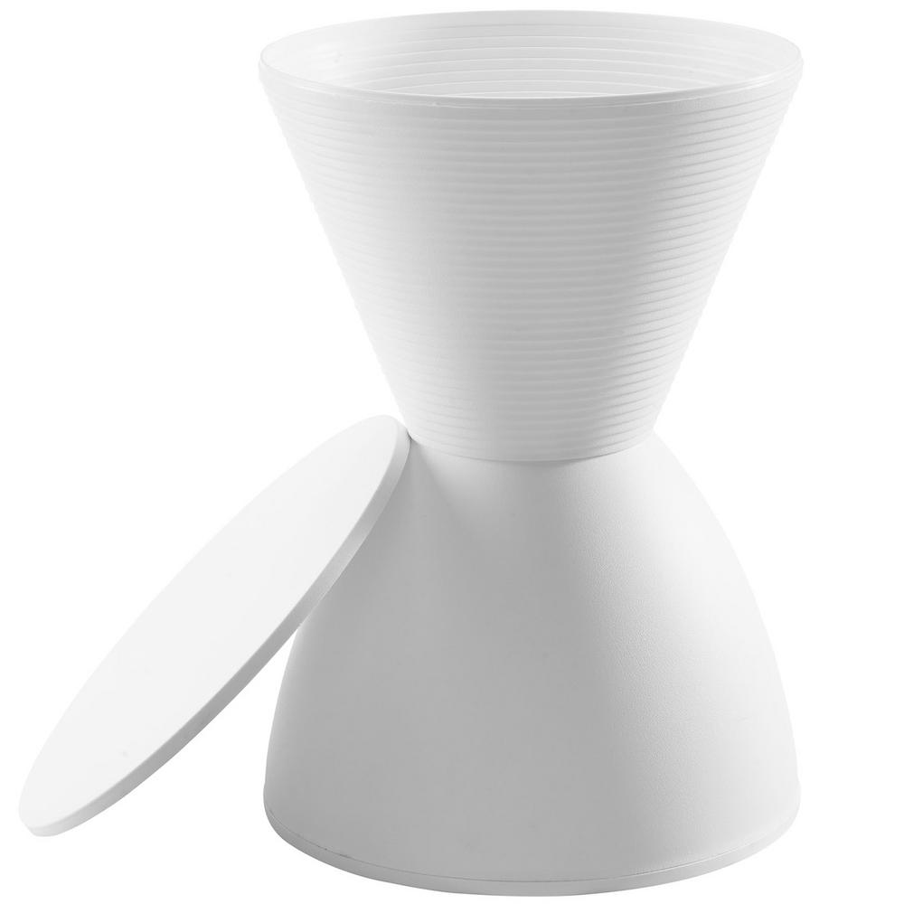 Modern Plastic Pick Up Today End Tables Accent The Haste White Stool