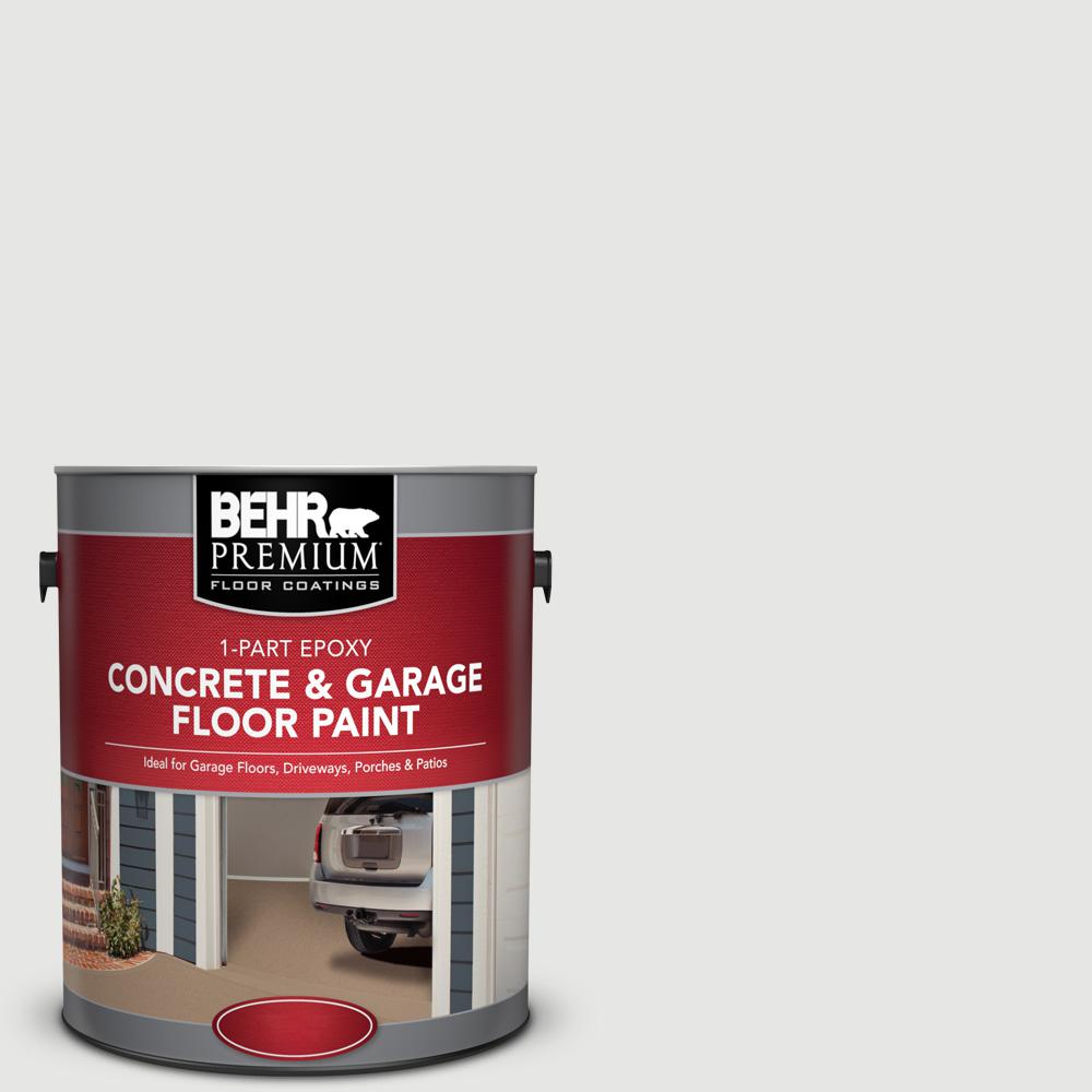 Behr Premium 1 Gal Pfc 66 Ice White Part Epoxy Concrete And Pfc 66 Ice White 1 Part Epoxy Concrete