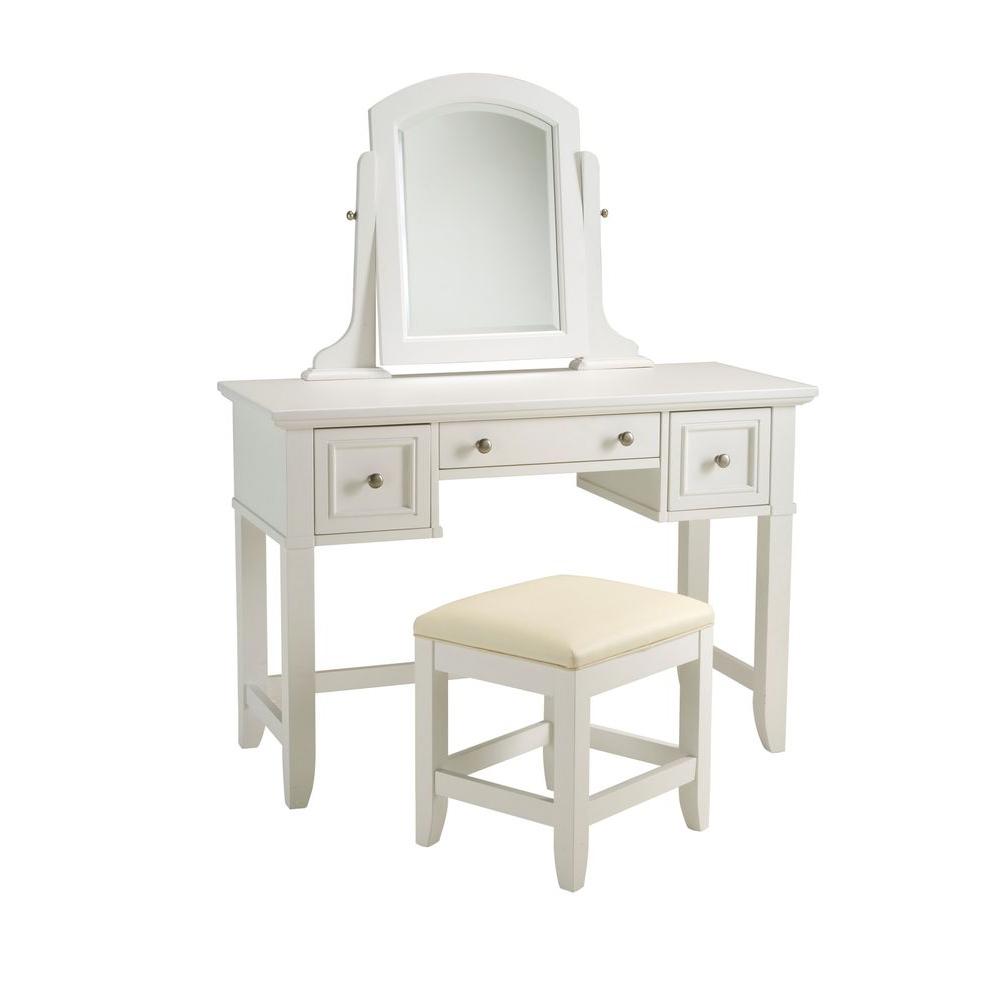 Naples Piece White Vanity Set Naples Piece White Vanity Set
