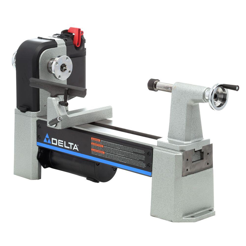 Delta 121/2 in. Mini Wood Lathe with Variable Speed46460 The Home