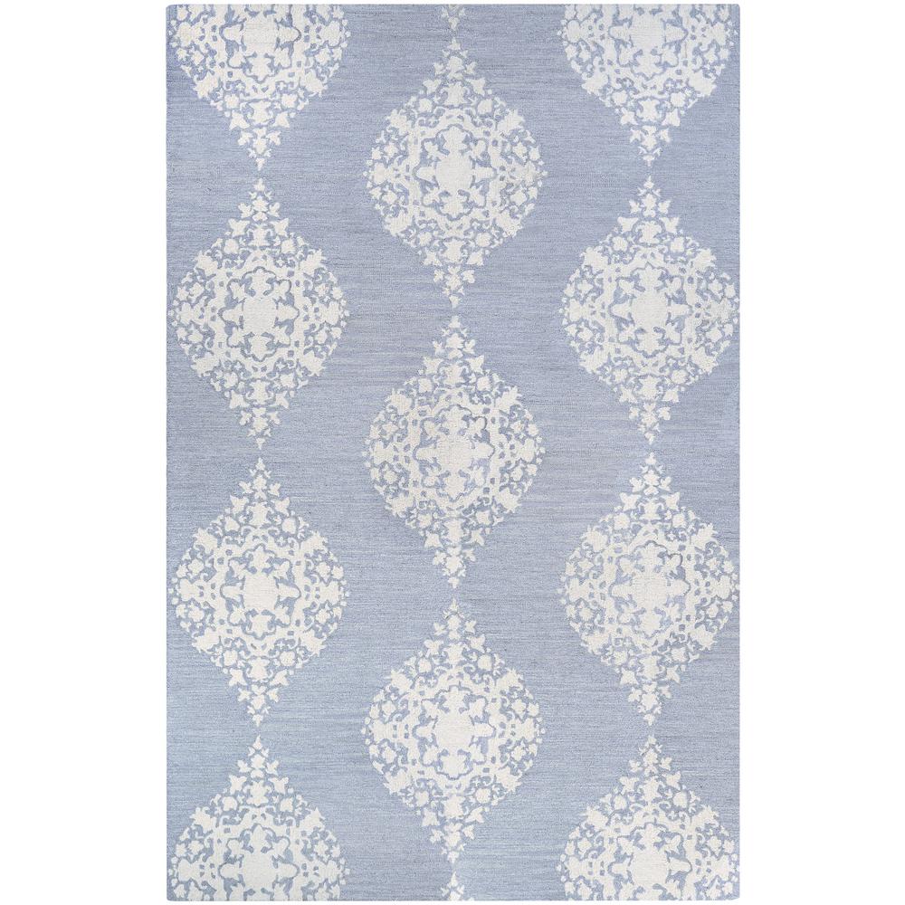 Couristan Crawford Ornament Pewter 8 Ft X 10 Area Rug