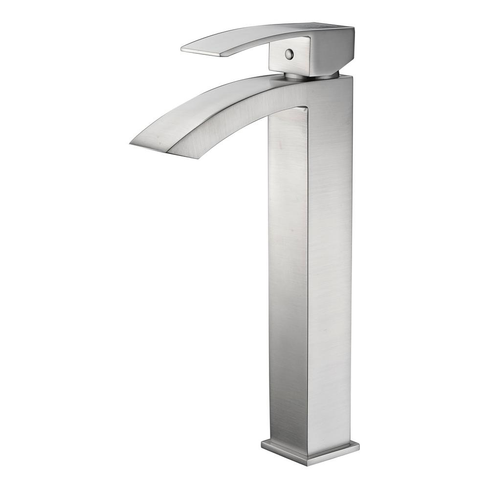Easy To Install Drain Single Handle Bathroom Sink Faucets Tutti Single Hole Handle Bathroom Faucet In Brushed Nickel