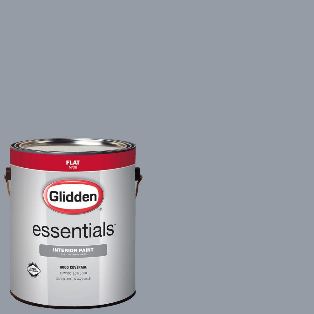 Glidden Essentials 1 Gal Hdgcn46u Blue Grey Sky Flat Interior Hdgcn46u Blue Grey Sky Flat Interior Paint