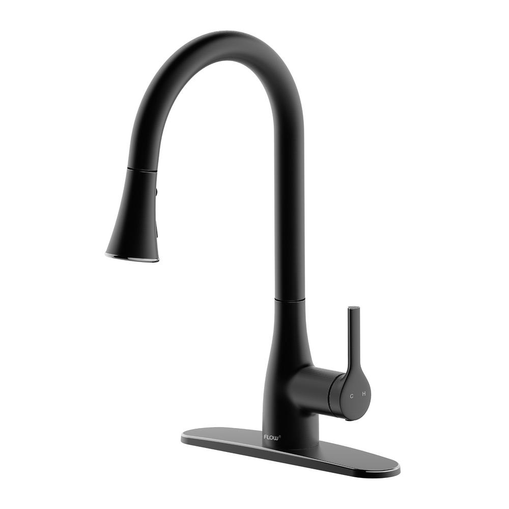 Glacier Bay McKenna SingleHandle PullDown Sprayer Kitchen Faucet in