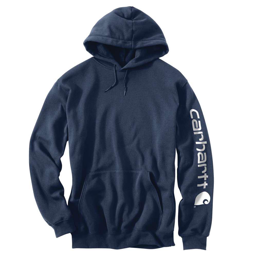 navy blue carhartt sweatshirt