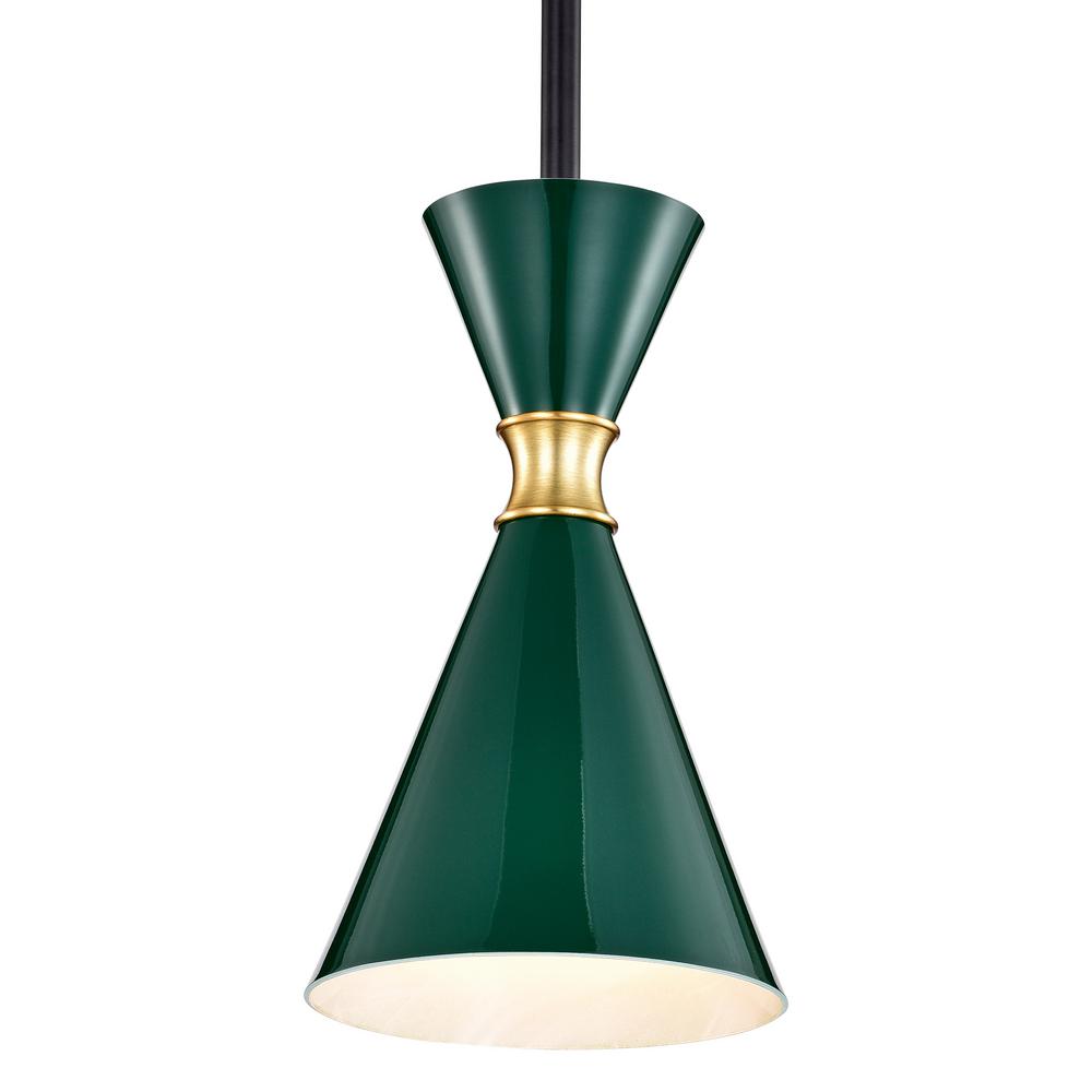 Green Pendant Lights Lighting The Home Depot - Green Pendant Light