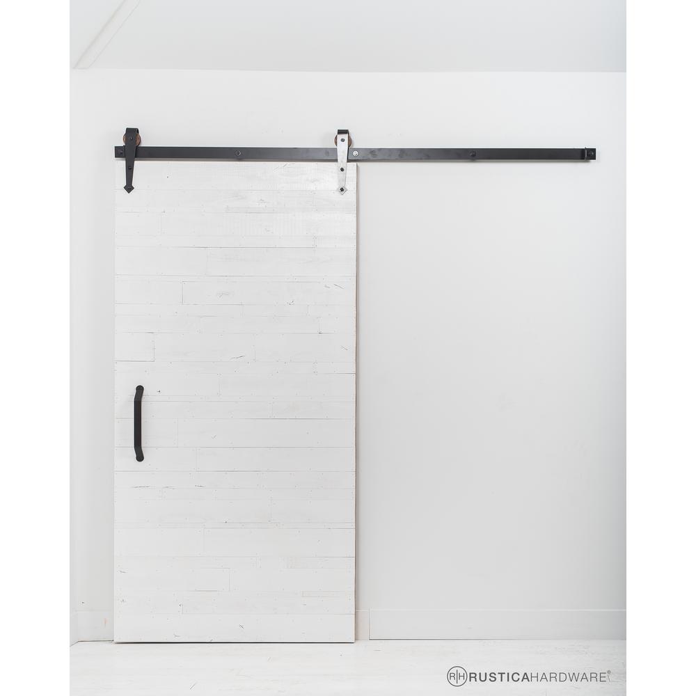 Rustica Hardware 36 inch x 84 inch Rustica Reclaimed White Wood Barn Door with... by Rustica Hardware