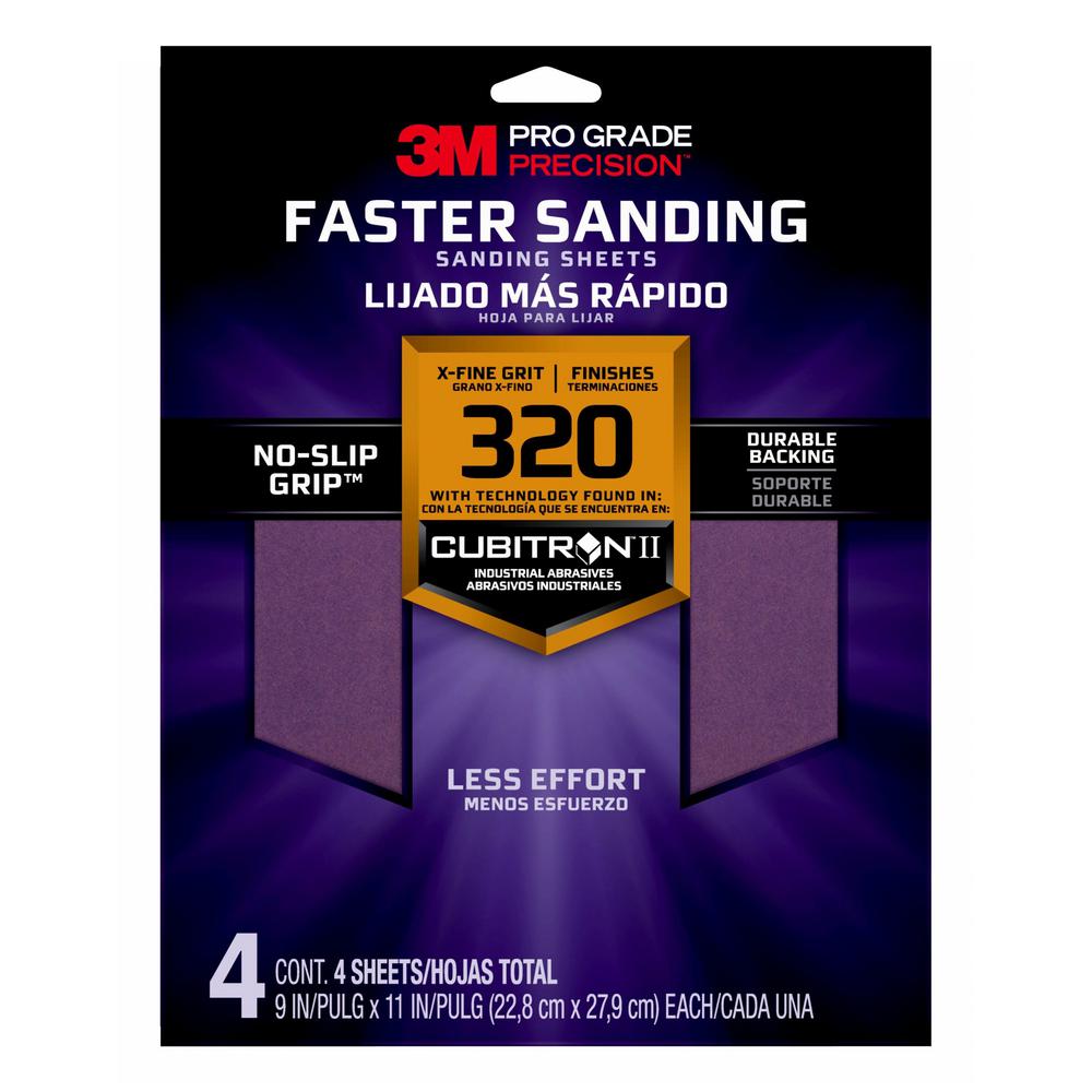 3M SandBlaster Pro Sandpaper 9”x11” sheets 60 Grit Coarse 7X LONGER!! 5 pack