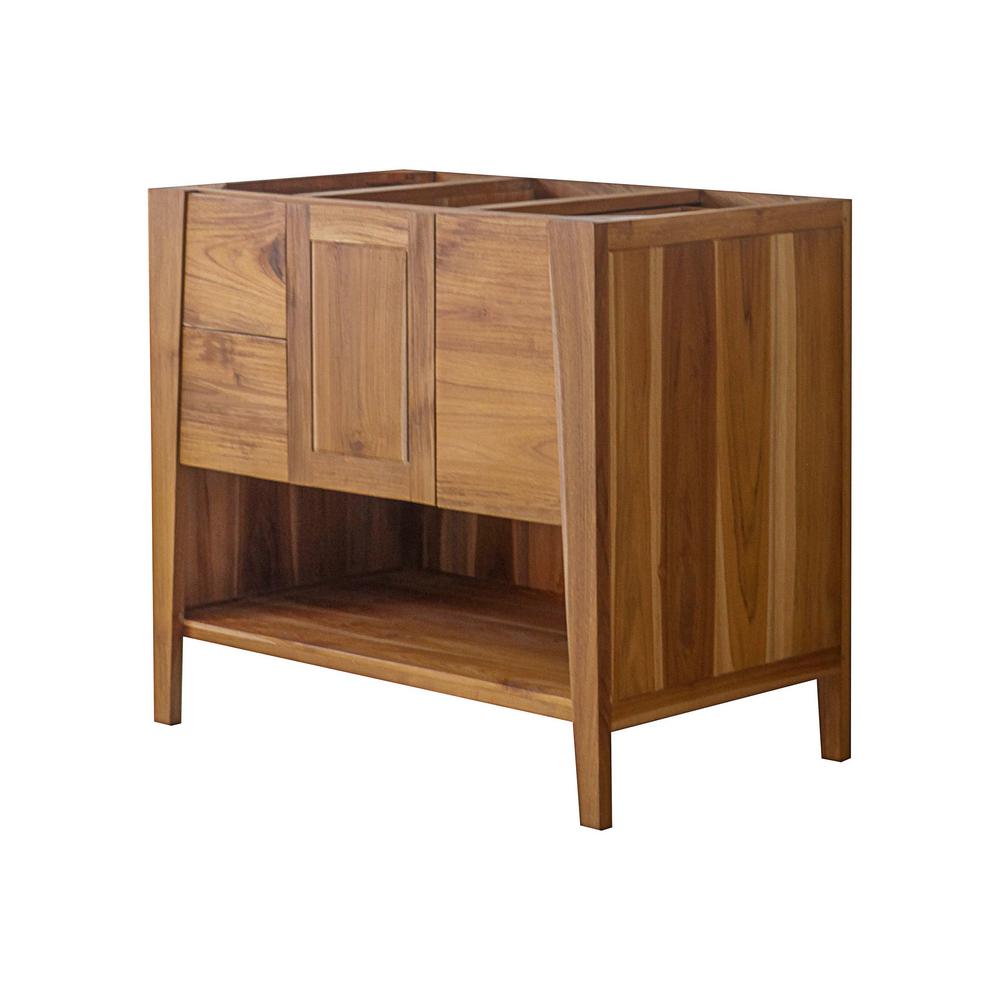 EcoDecors ST-BT-48-1 Significado Bathroom Vanity 48x21.25x32 Natural Teak