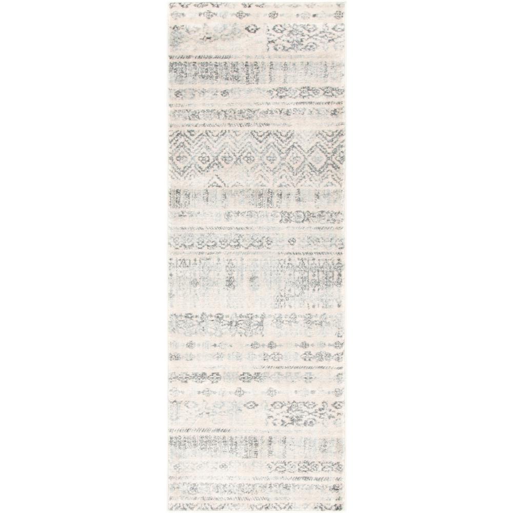 Unique Loom Helios Sardinia Beige 2 Ft X 6 Runner