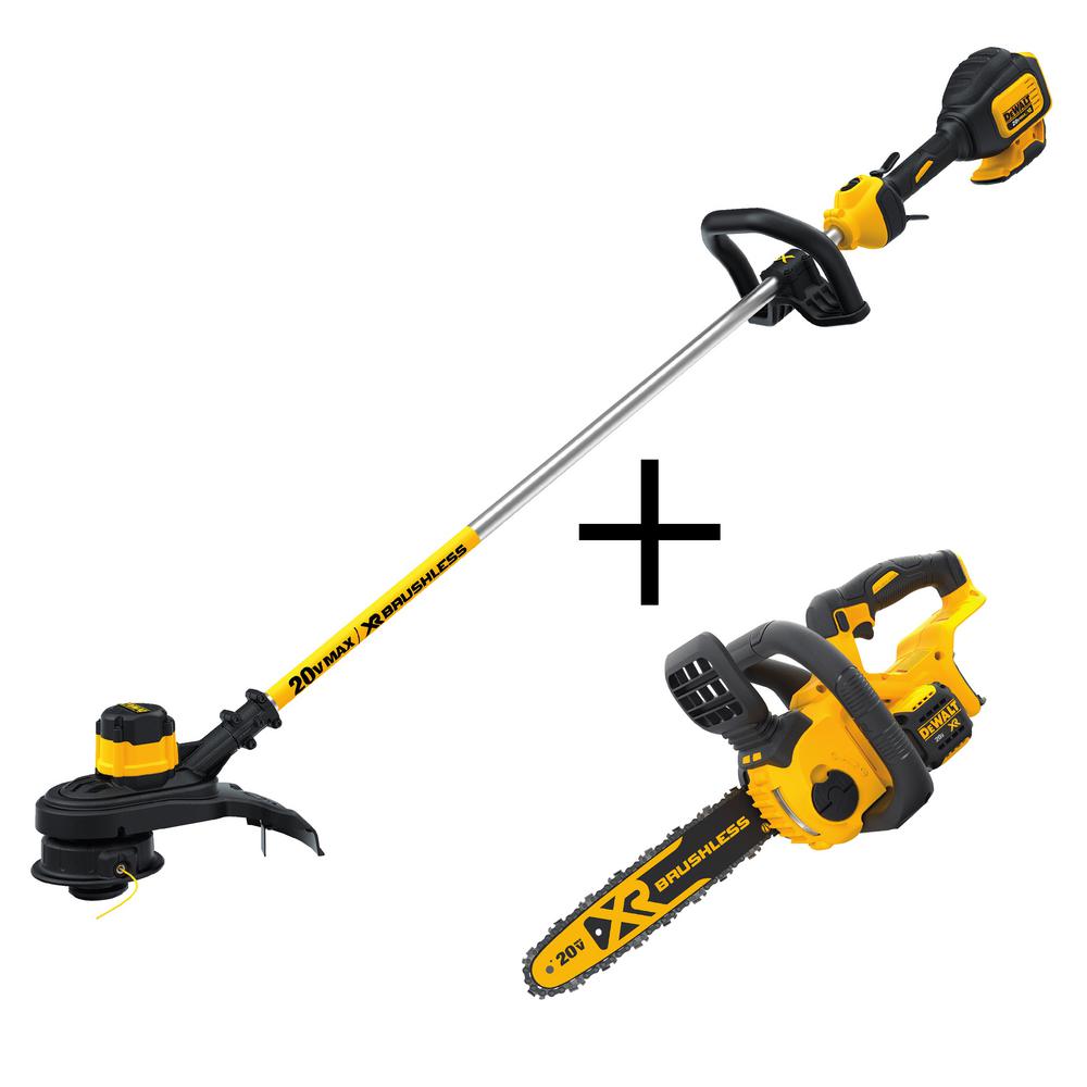 Dewalt 13 inch 20-Volt MAX Lithium-Ion Cordless Brushless String Trimmer with... by DEWALT