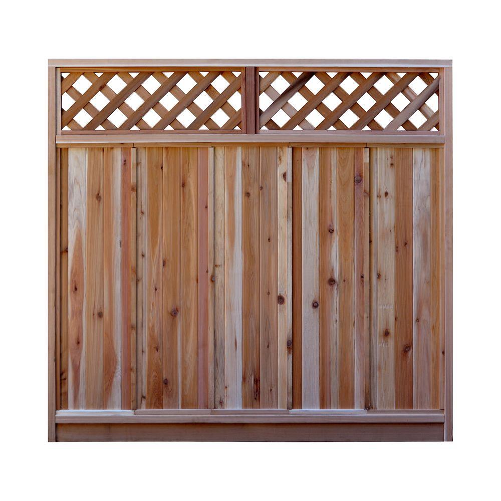 Signature Development Wood Fence Panels 6x6diagtopfkit 64 1000 