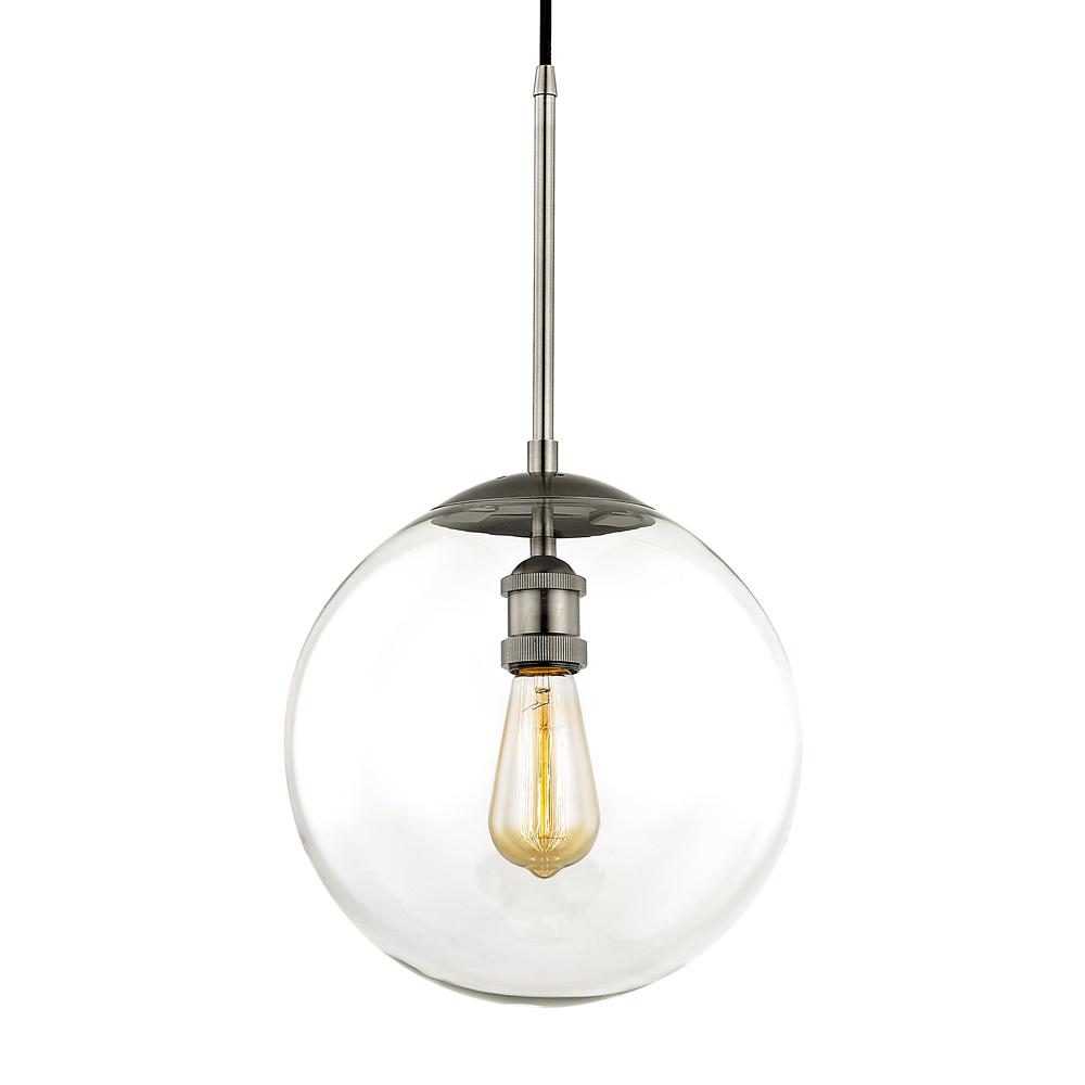 Fifth And Main Lighting Asheville 1 Light Historic Nickel Globe Pendant With Glass Shade Wl 2293 The Home Depot - 1 Light Globe Pendant Fifth And Main Lighting Asheville 1 Light Historic Nickel Globe Pendant With Glass Shade Wl 2293 The Home Depot - 1 Light Globe Pendant