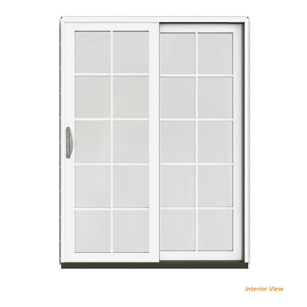 Jeld Wen 60 In X 80 In W 2500 Contemporary Bronze Clad Wood
