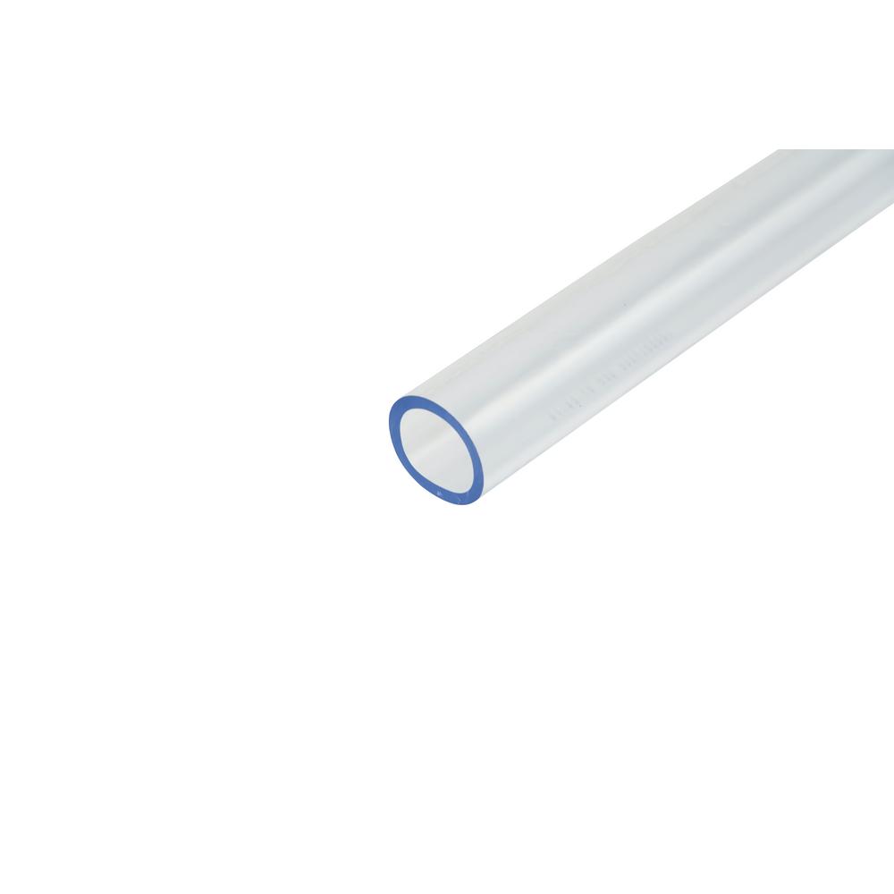 Polycarbonate Tubing 1/2" ID x 5/8" OD x 1/16" Wall Clear Color 24" L 24 inches 