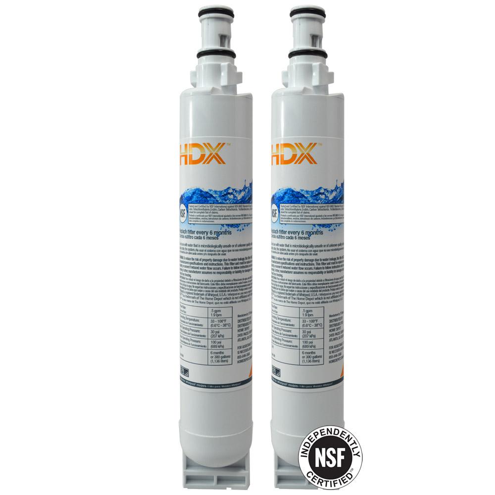 HDX FMW3 Refrigerator Replacement Filter Fits Whirlpool Filter 6