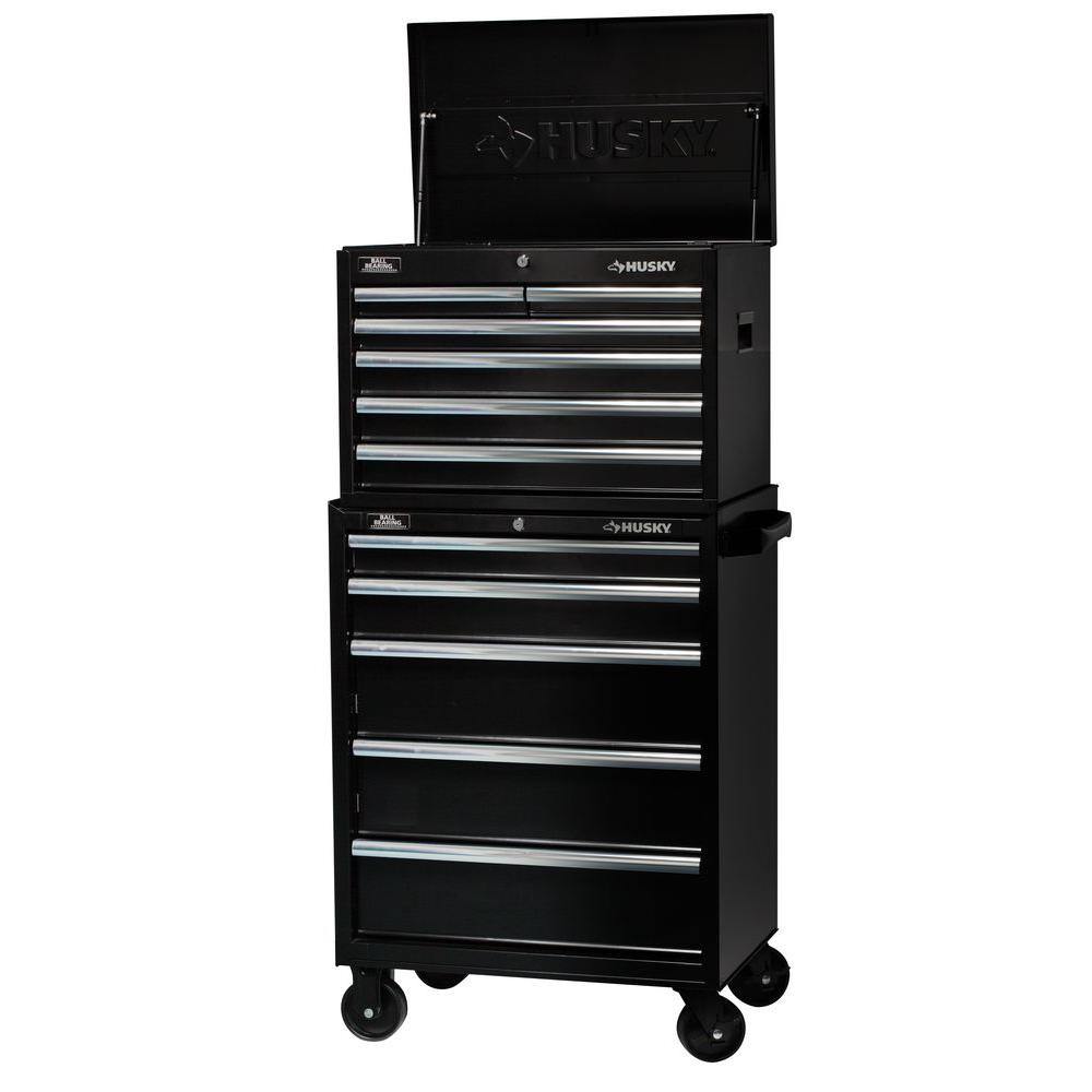 Husky 27 in. W 11Drawer Tool Chest and SetH6CH3 + H5TR2 The
