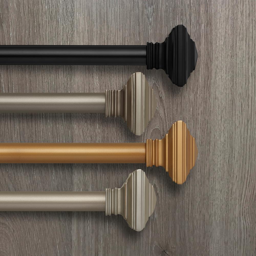 Elrene Florence 1 Window Drapery Single Curtain Rod With Stacked