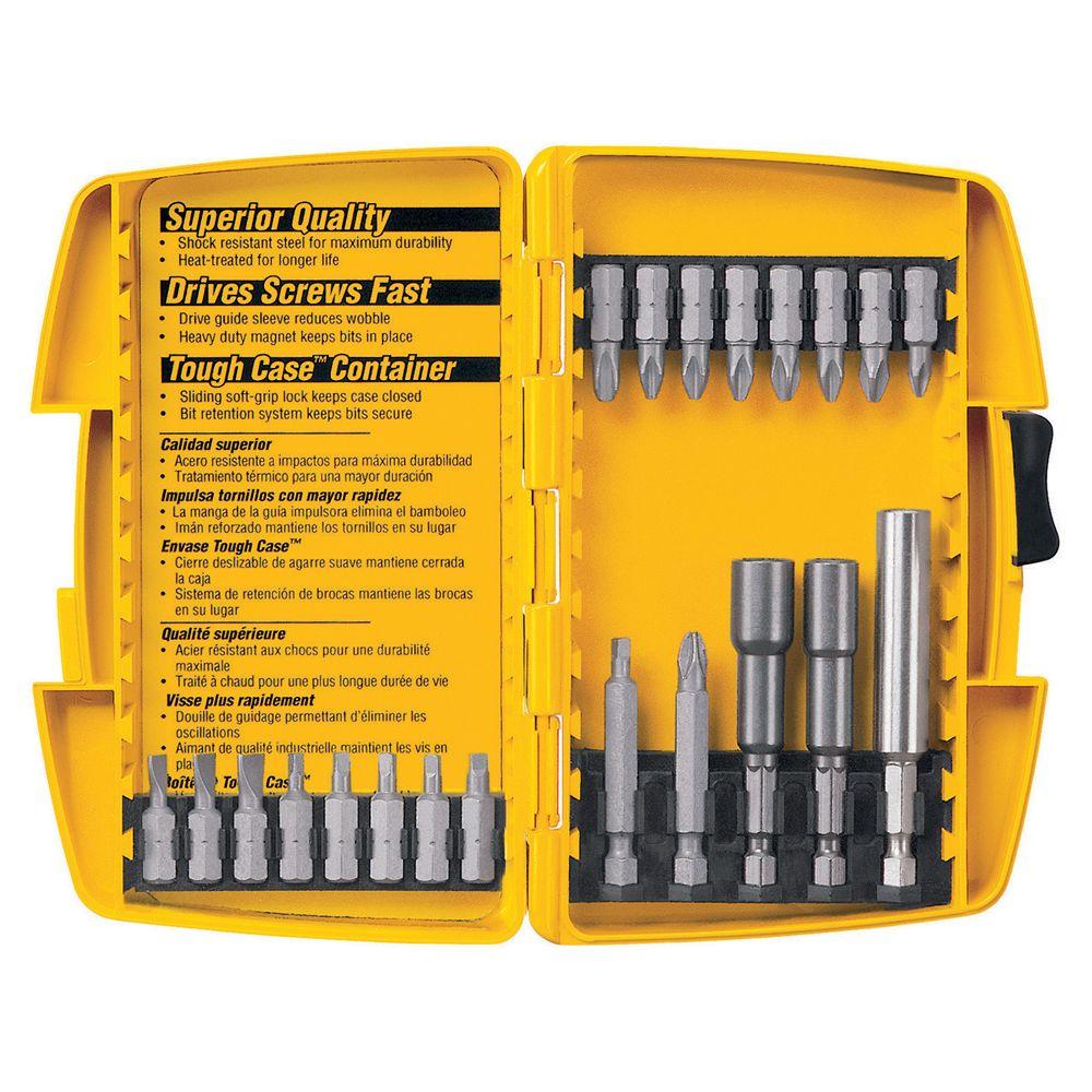 DEWALT Screwdriver Set (21Piece) (Tough Case)DW2161 The Home Depot