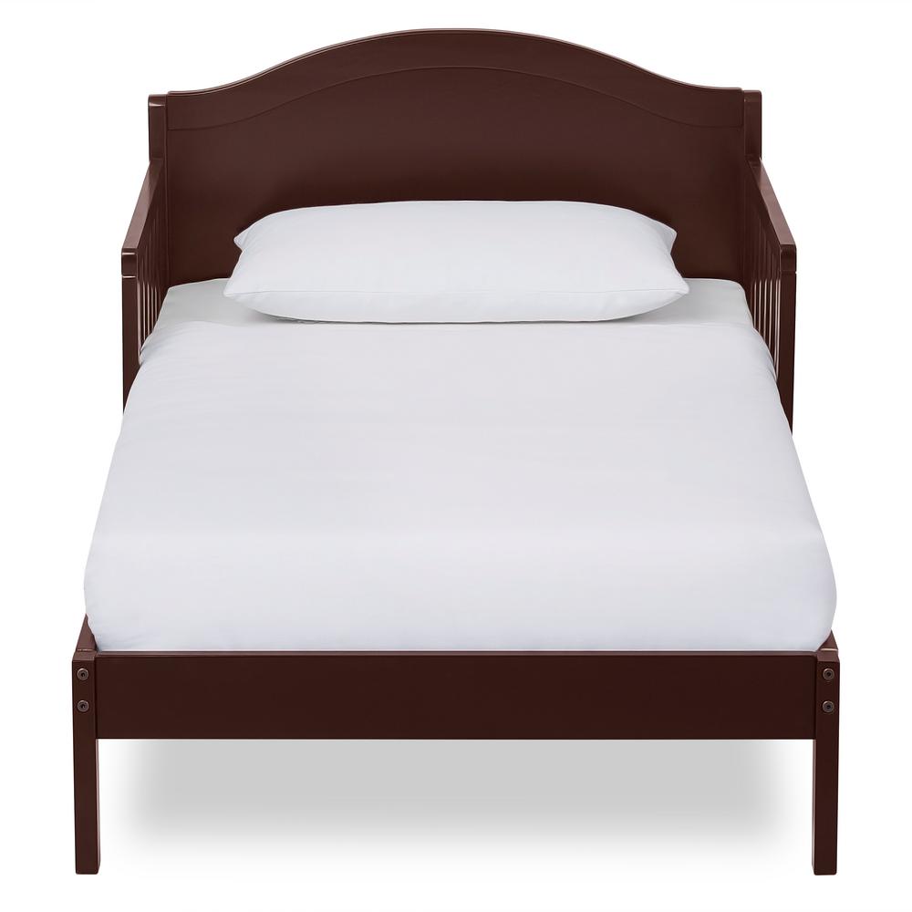 brown toddler bed