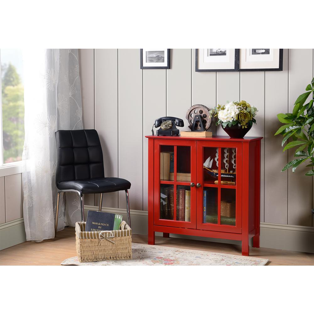 Os Home And Office Furniture Os Home And Office Red Glass Door