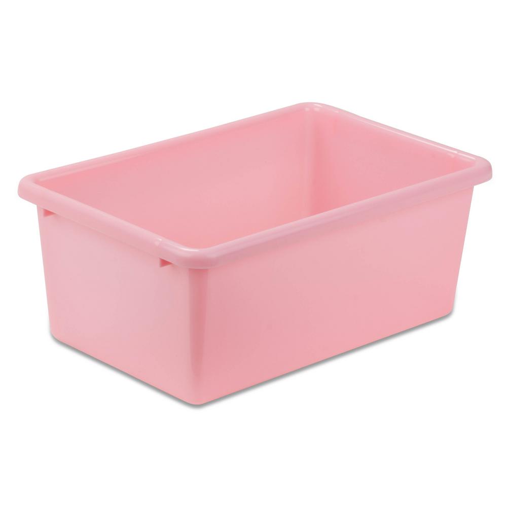 pink toy bin