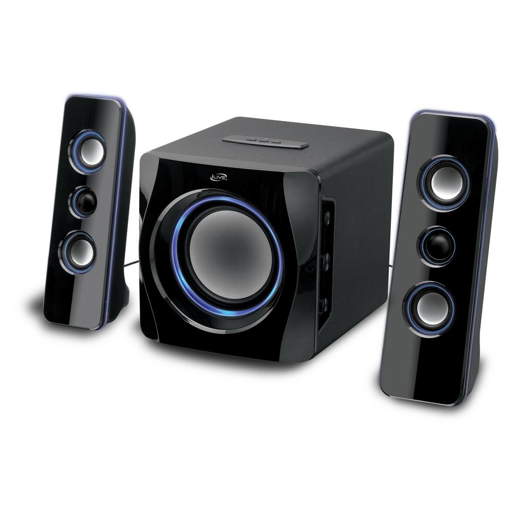 ilive bluetooth 2.1 speaker system with subwoofer