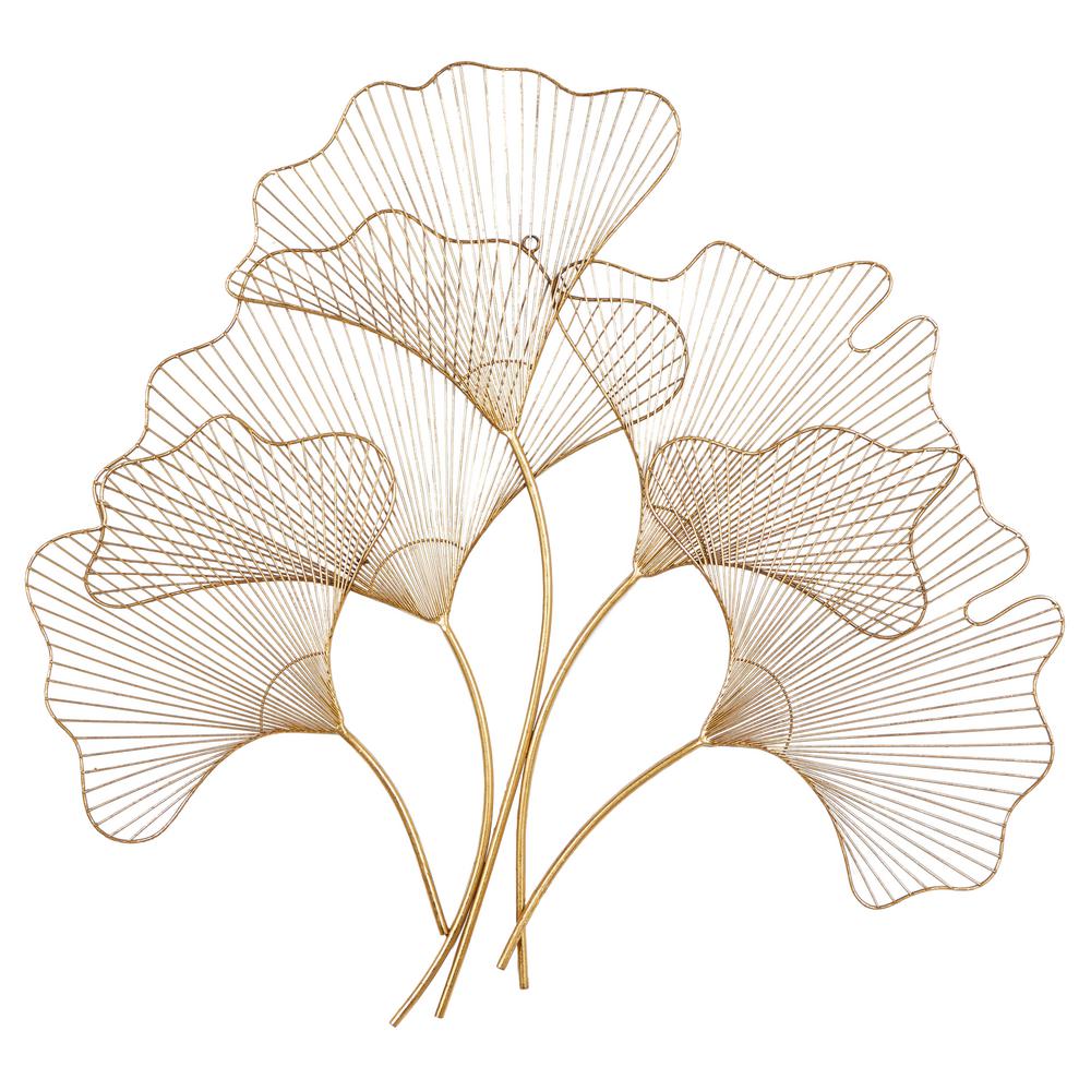 Gold Wall Sculptures Wall Accents The Home Depot