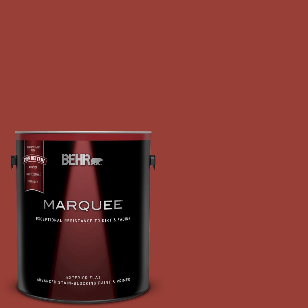Behr Marquee 1 Gal S H 190 Antique Red Flat Exterior Paint And S H 190 Antique Red Flat Exterior Paint And Primer