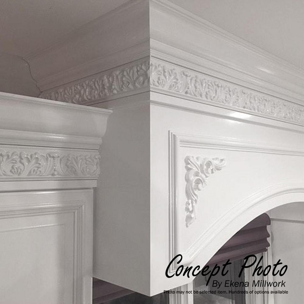 9 1//2W x 9 1//2H x 1P Ekena Millwork Dublin PML09X09DU-CASE-4 Panel Moulding Corner Factory Primed 4 Piece 4-Pack