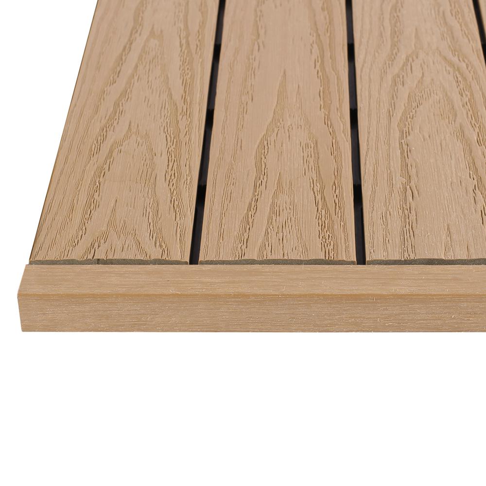 NewTechWood 1/12 ft. x 1 ft. Quick Deck Composite Deck Tile Straight