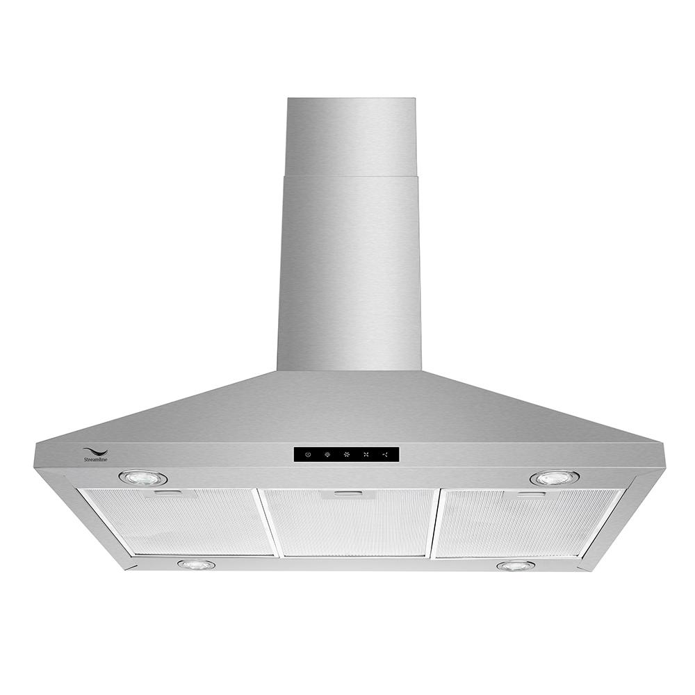 Streamline 36 in. Convertible Island Mount Range Hood in Stainless