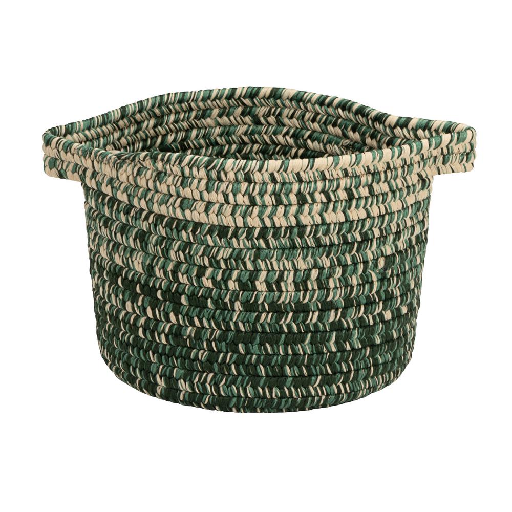 green storage baskets