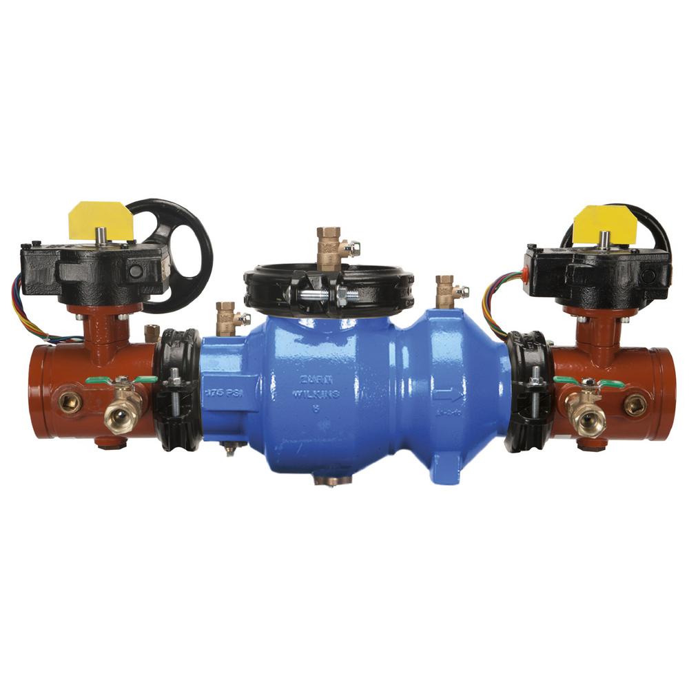 Backflow Preventer With Water Meter And Relief Valve