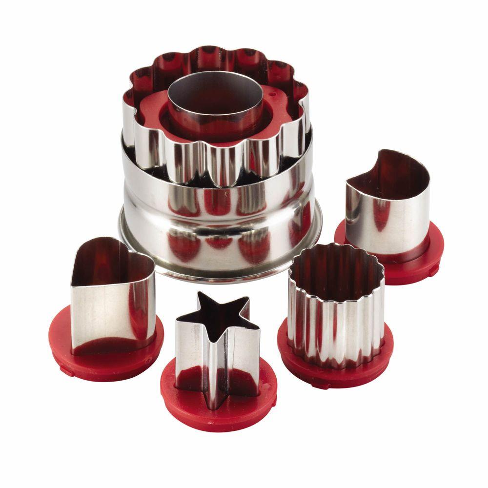 Cake Boss Decorating Tools 6 Piece Red Classic Linzer