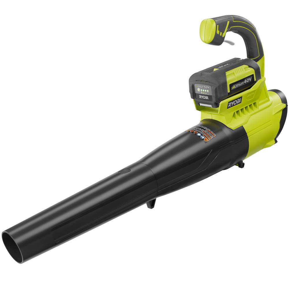 RYOBI Reconditioned 155 MPH 300 CFM 40-Volt Lithium-Ion Cordless Jet Fan Blower - 2.6 Ah Battery and Charger Included