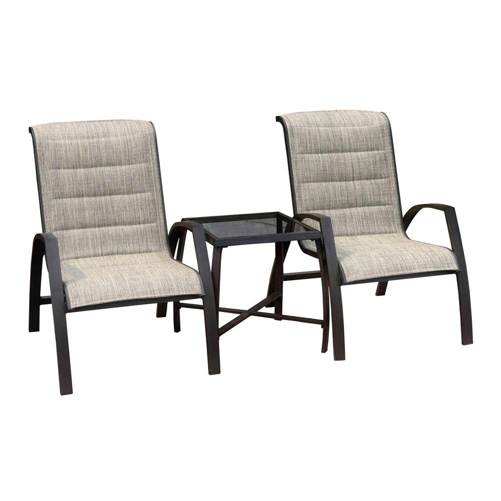 Metal Patio Furniture Sunjoy Dining Scotia 3 Piece Patio Bistro Set