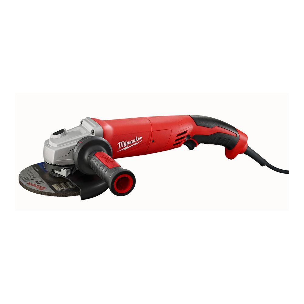 Milwaukee 13 Amp 5 In. Small Angle Grinder With Trigger Grip-6124-31 