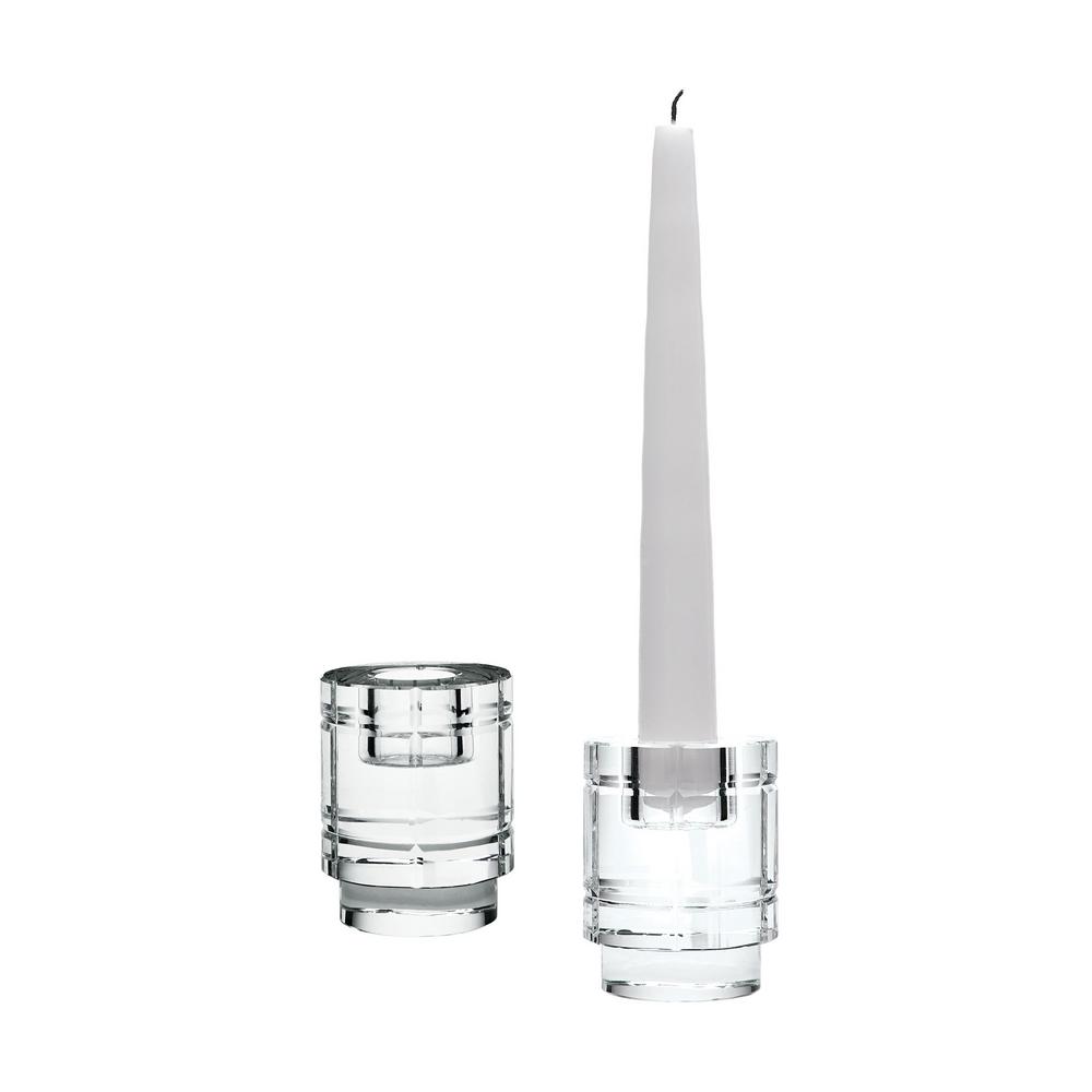 A & B Home 13 in. Leon Crystal Pillar Candle Holder73041 The Home Depot