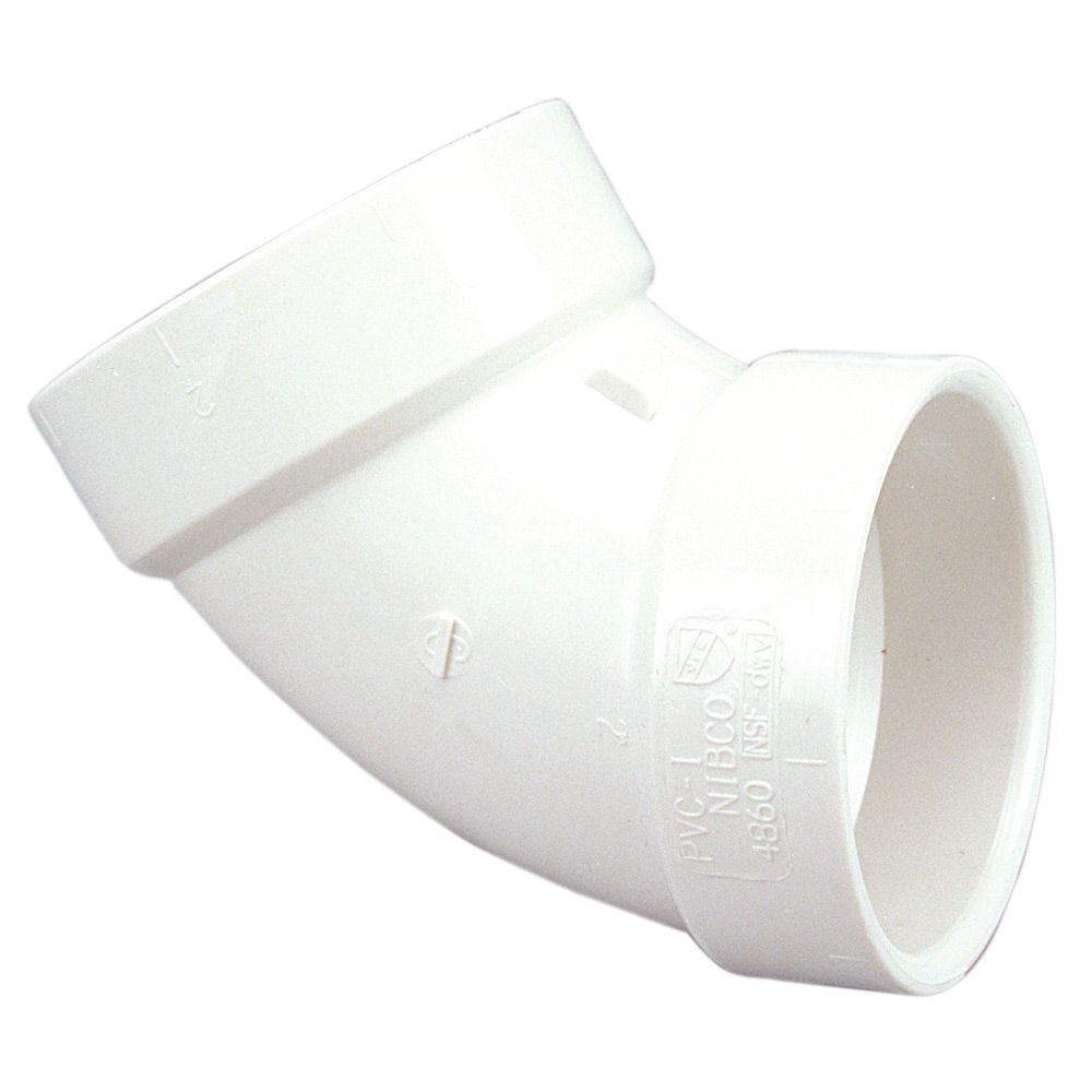 1 2 In Pvc Dwv 60 Degree Hub X Elbow