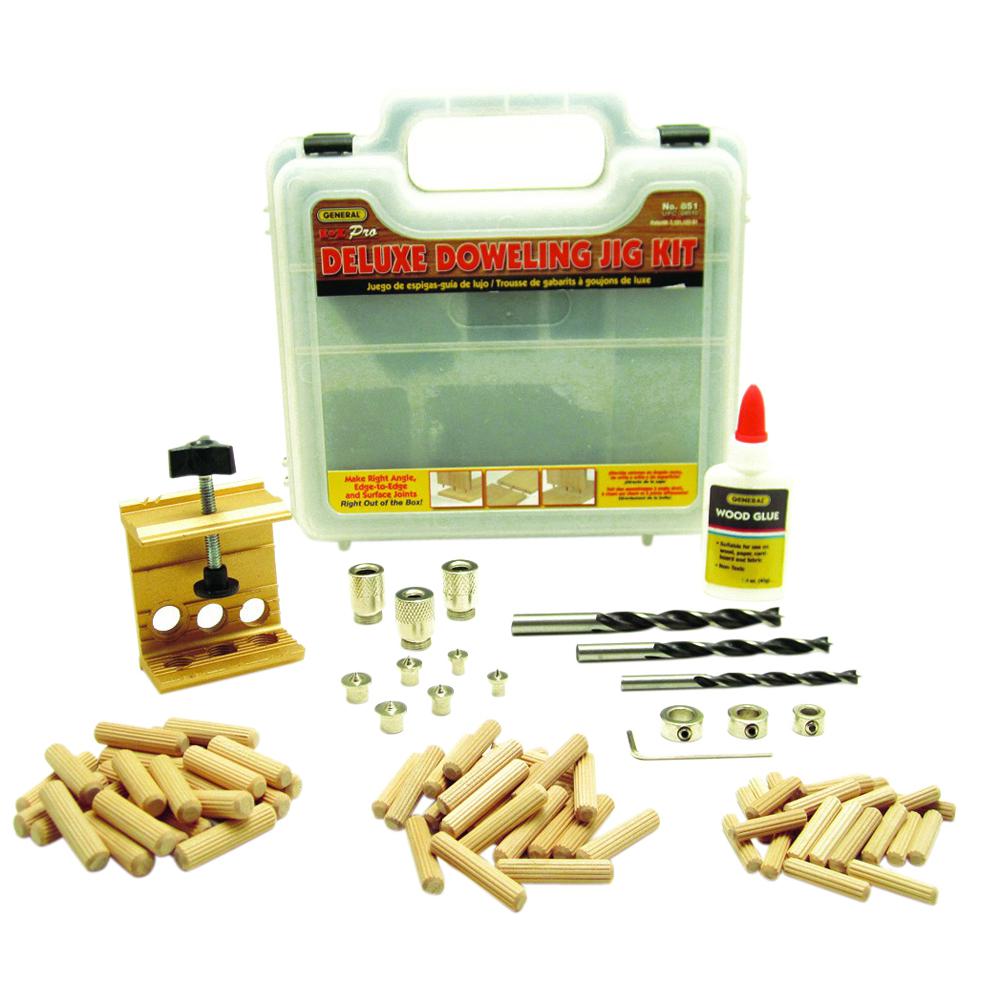 General Tools EZ Pro Deluxe Dowel Jig Kit851 The Home Depot