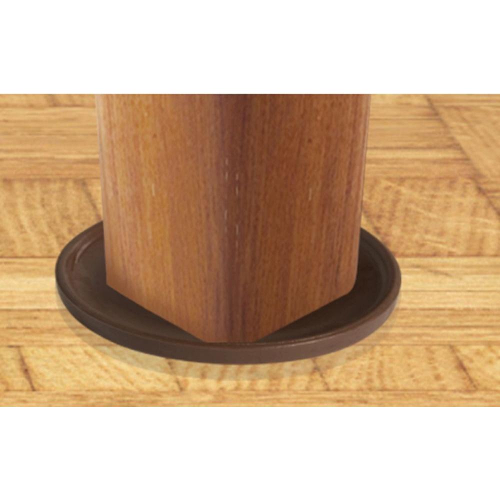 Slipstick 3 In Chocolate Brown Non Slip Rubber Floor Surface Protector Pads Round Set Of 4 Grippers Slipstick 3 In Chocolate Brown Non Slip Rubber Floor Surface Protector Pads Round Set Of 4 Grippers