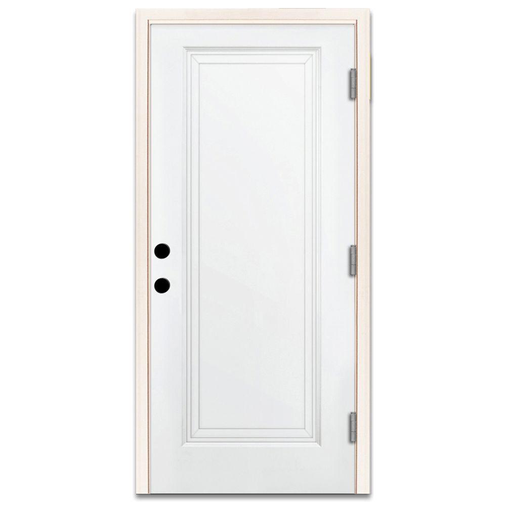 Steves & Sons 32 in. x 80 in. Premium 1Panel Primed White Steves & Sons 32 in. x 80 in. Premium 1Panel Primed White