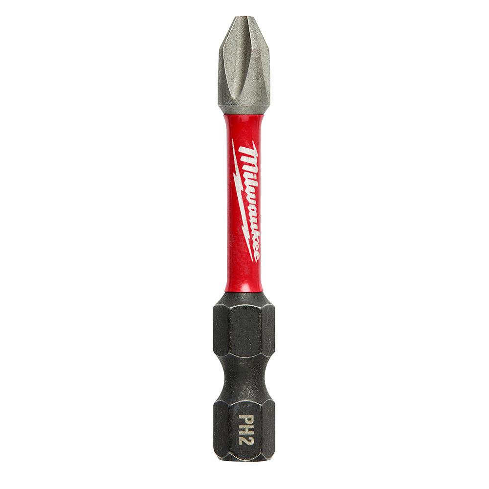 Milwaukee 4932430850 Shockwave Gen II PH1-Punta de Destornillador 2 Unidades, 25 mm