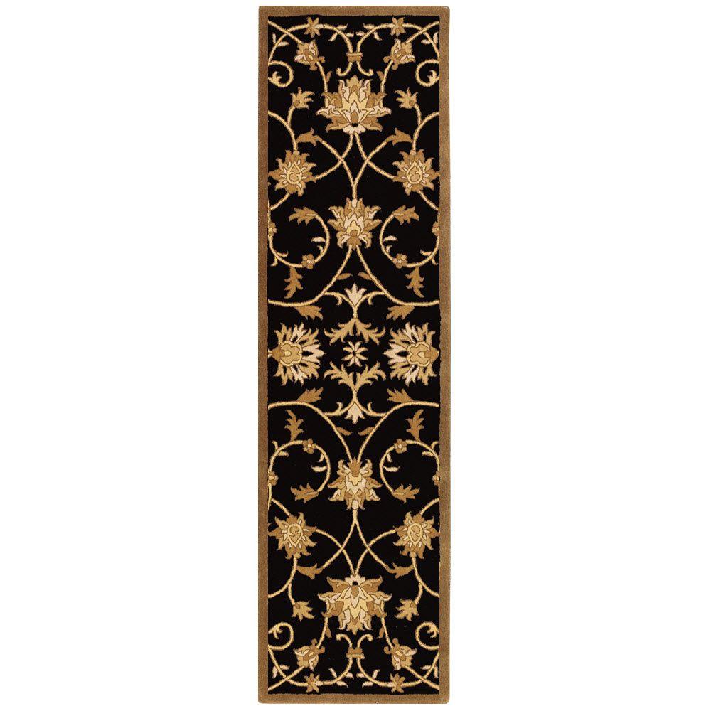 Home Decorators Collection Paloma Black/Gold 2 ft. 3 in. x 7 ft. 6 in